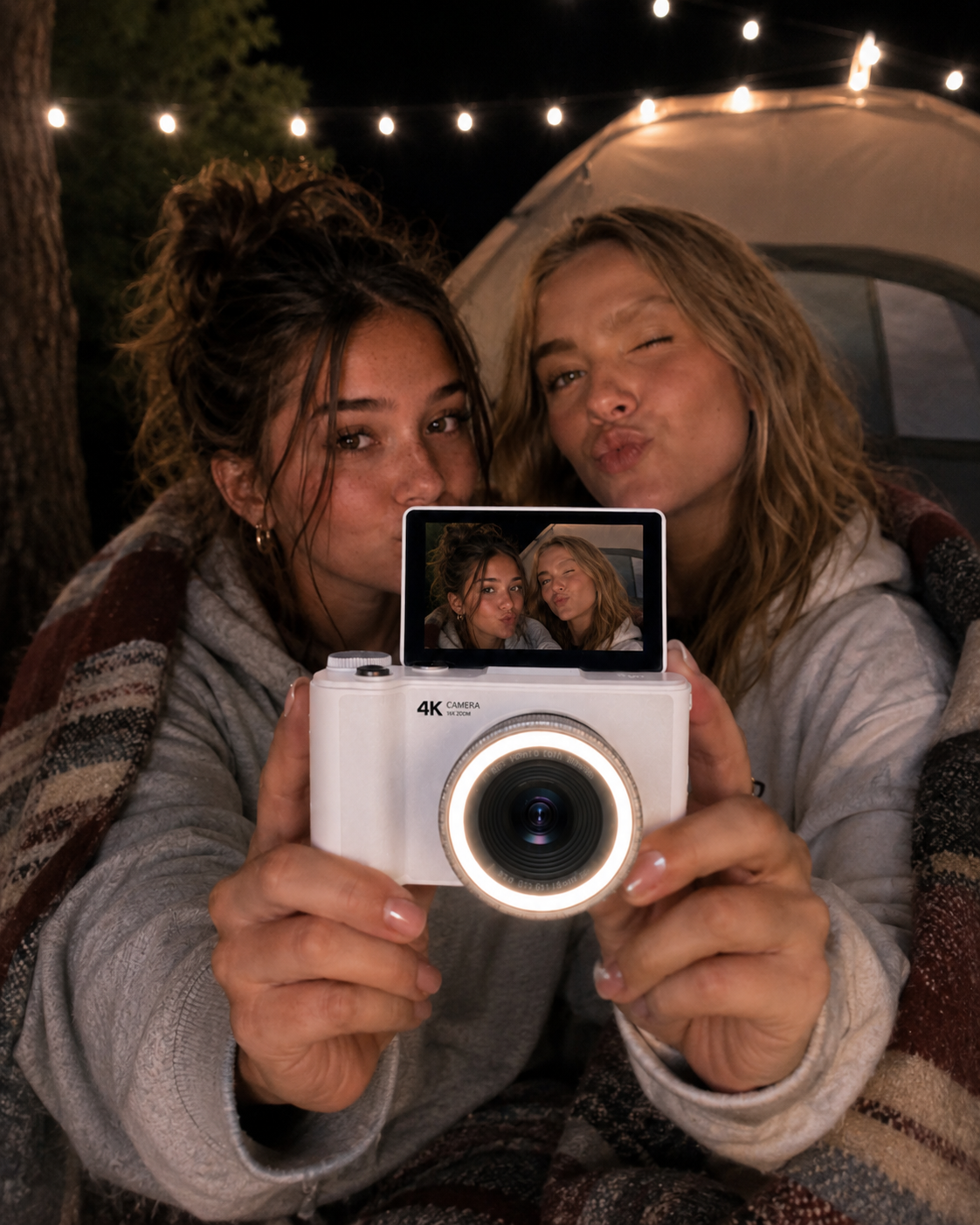 Snapglow 4K Ring Light Camera