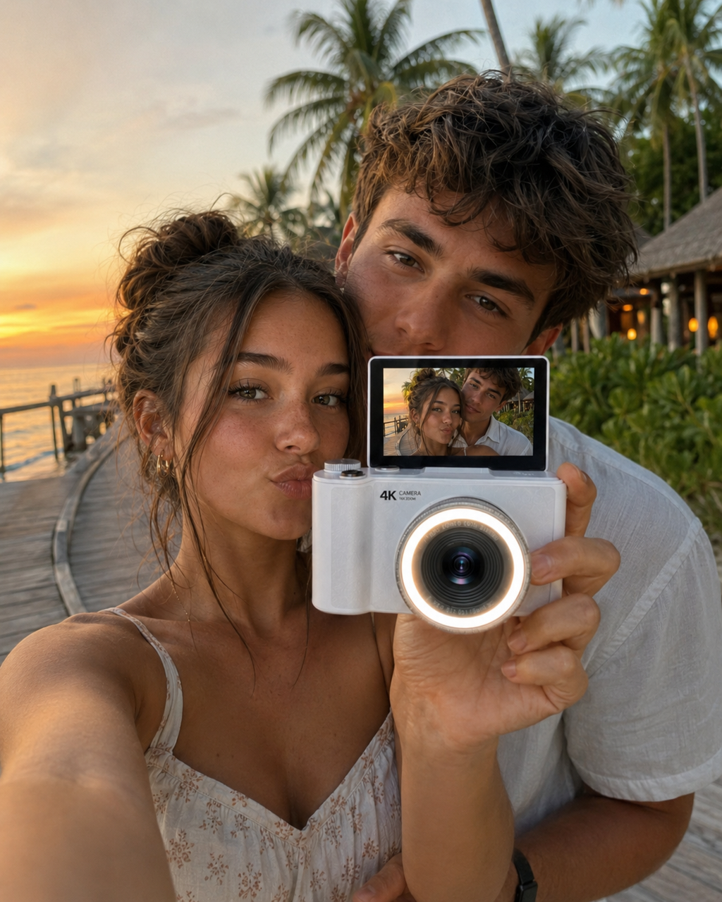 Snapglow 4K Ring Light Camera