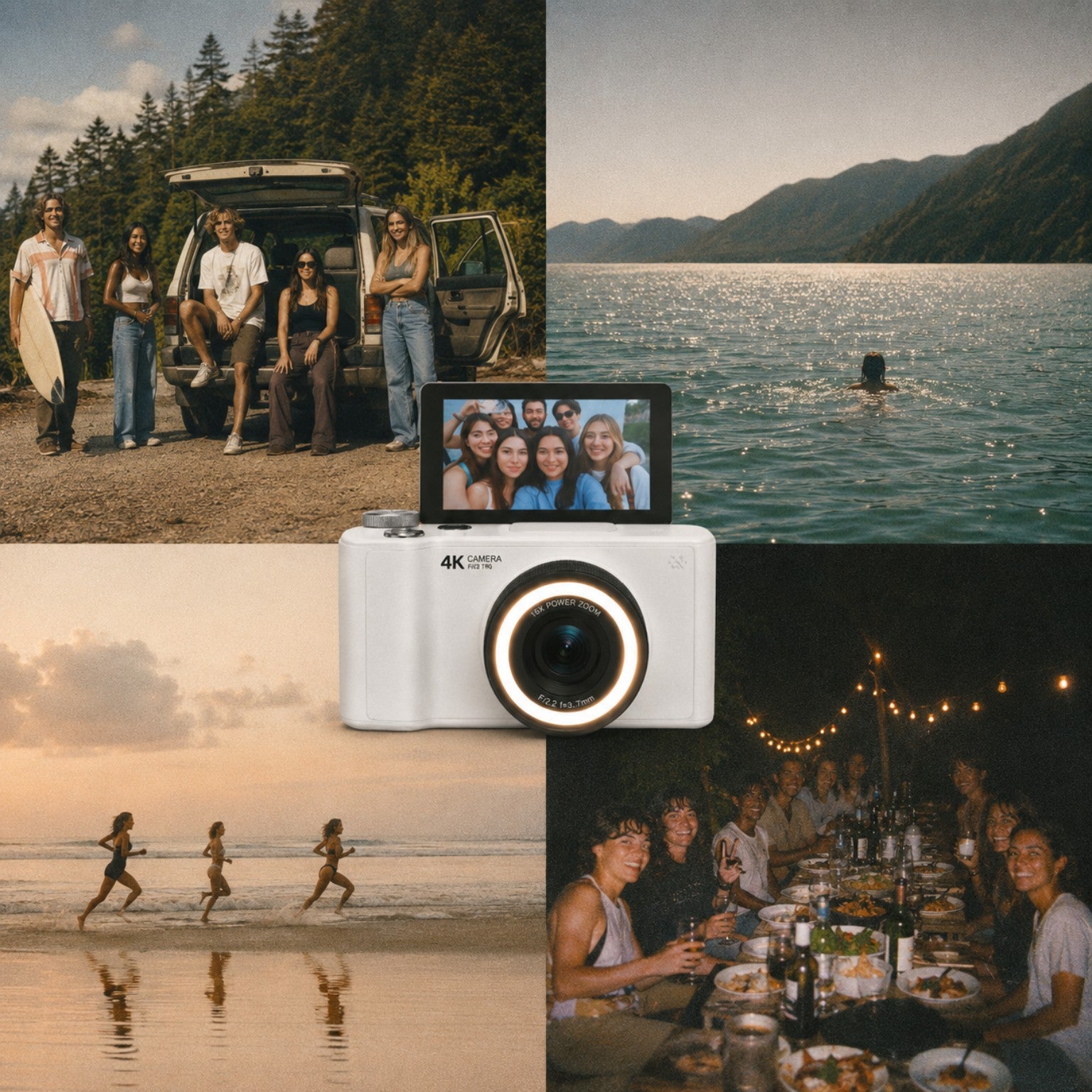 Snapglow 4K Ring Light Camera
