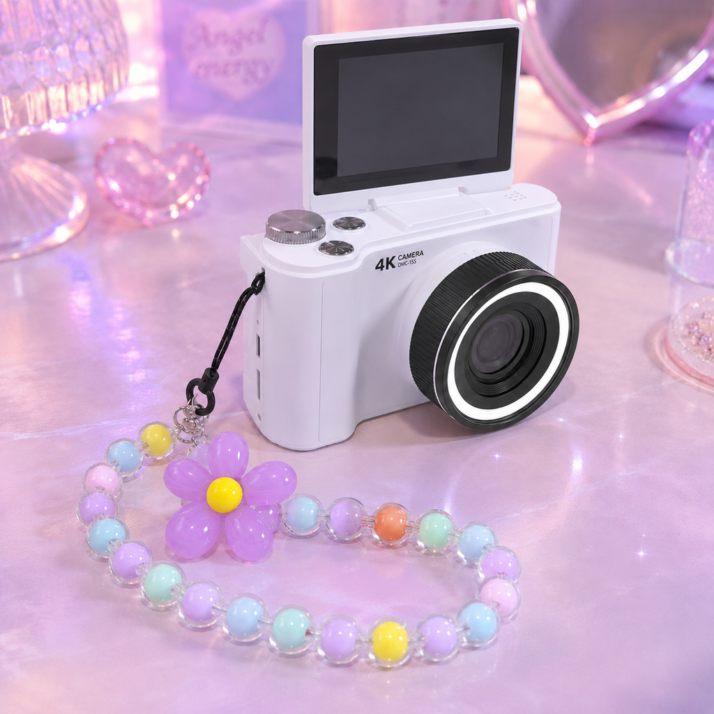 Snapglow Handmade flower, Multicolour Beaded Lanyard Bracelet